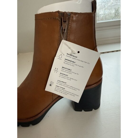 NEW Verney Weatherproof Ankle Boot Brown Leather Women's Sz US 7.5 $220 [jb] - Picture 13 of 16
